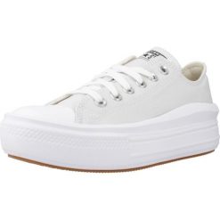 Buty CONVERSE CANVAS COLOR CHUCK TAYLOR ALL STAR MOVE Szary. Szare trampki i tenisówki damskie Converse, bez wzorów, z tkaniny, retro, bez zapięcia. Za 312.99 zł.