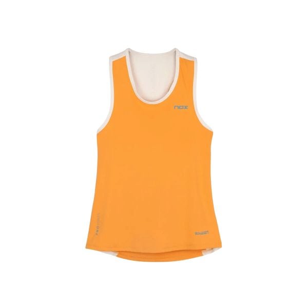 Damski tank top Nox Pro. Brązowe koszulki sportowe damskie NOX, bez wzorów, sportowe, bez kołnierzyka. Za 233.50 zł.