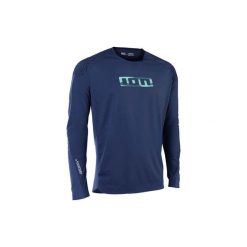 Koszulka rowerowa ION GRDXKN® Scrub Select niebieska unisex. Niebieskie bluzy sportowe damskie ION, bez wzorów, z poliesteru, bez kaptura, rowerowe. Za 630.15 zł.