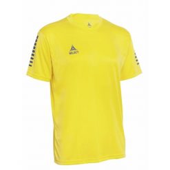 SELECT Koszulka PISA yellow/ blue. Niebieskie koszulki sportowe męskie Select, m, bez wzorów, z materiału, bez kołnierzyka, bez ramiączek, do piłki nożnej. Za 101.73 zł.
