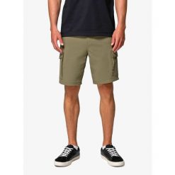 Spodenki turystyczne Columbia ROC Tech Cargo Short. Zielone krótkie spodenki sportowe męskie Columbia, bez wzorów, trekkingowe. Za 346.49 zł.