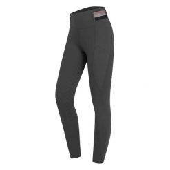 Damskie legginsy jeździeckie z pełną przyczepnością ELT Nala. Szare legginsy damskie ELT, bez wzorów, z elastanu. Za 244.50 zł.