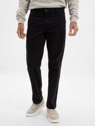 Selected spodnie chino - SHL196-Straight Harry Mężczyźni Bawełna czarny, 28-32. Czarne eleganckie spodnie męskie Selected, m, bez wzorów, z bawełny. Za 139.95 zł.
