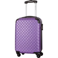 Walizka w kolorze fioletowym - 36 l. Walizki męskie marki Platinium, z materiału. W wyprzedaży za 179.95 zł.