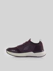 4F Buty treningowe na siłownię FAST_TRAINER damskie - fioletowe 41. Fioletowe obuwie sportowe damskie 4f, bez wzorów, z gumy, na fitness i siłownię. Za 299.99 zł.