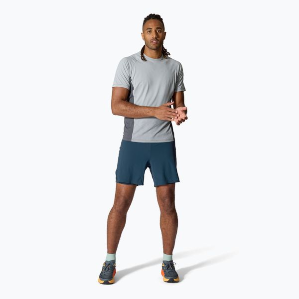 Koszulka męska Rab Trail Tee. Szare koszulki sportowe męskie RAB, l, bez wzorów, z tkaniny, bez kołnierzyka, bez ramiączek, na fitness i siłownię. Za 159.99 zł.
