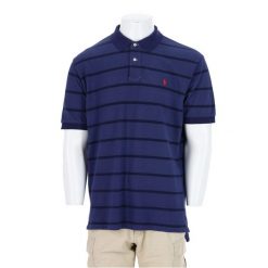 Second life - Polo Ralph Lauren koszulka męska z krótkim rękawem - Jak nowy. Niebieskie koszulki polo męskie Ralph Lauren, l, bez wzorów, z materiału, casualowe, bez ramiączek. Za 127.76 zł.