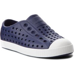 Trampki NATIVE - Jefferson 13100100-4201 Regatta Blue/Shell White. Półbuty chłopięce marki Native. W wyprzedaży za 129.00 zł.