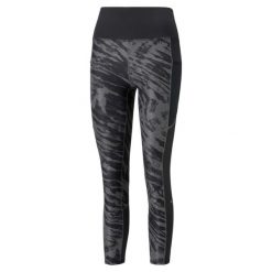 Damskie legginsy graficzne 7/8 Puma 5K. Czarne legginsy damskie Puma, xs, bez wzorów, do biegania. Za 233.85 zł.