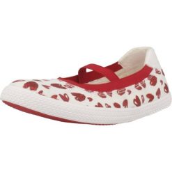 Buty GEOX J KILWI GIRL Beżowy. Brązowe obuwie sportowe damskie Geox, bez wzorów, z tkaniny, na fitness i siłownię. Za 173.99 zł.