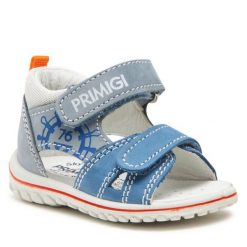 Sandały Primigi. Brązowe sandały dziewczęce Primigi, bez zapięcia. Za 209.99 zł.