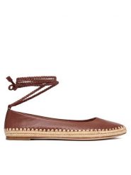 Max Mara Espadryle 2614521012670 Brązowy. Brązowe espadryle damskie Max Mara, bez wzorów, ze skóry, bez obcasa, bez zapięcia. Za 2,379.00 zł.