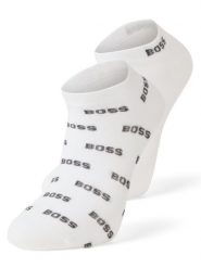 BOSS Skarpety w 2-paku Mężczyźni Bawełna biały, 39-42. Białe skarpety męskie Boss, bez wzorów, z bawełny. Za 59.95 zł.