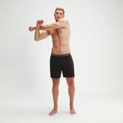 Spodenki Speedo Hyperboom Band 16" Watershort - Czarne - Rozmiar Xl. Czarne szorty męskie Speedo, m, bez wzorów. Za 188.46 zł.