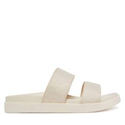 Klapki Calvin Klein. Klapki damskie Calvin Klein, bez wzorów, bez obcasa. Za 289.99 zł.