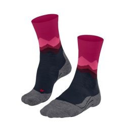 Skarpetki damskie Falke TK2 Explore. Niebieskie skarpety damskie Falke, bez wzorów, z elastanu. Za 161.50 zł.
