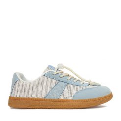 Sneakersy Kappa. Niebieskie trampki i tenisówki chłopięce Kappa, bez wzorów, bez zapięcia. Za 129.99 zł.