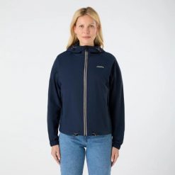 Damska wiatrówka Musto. Niebieskie kurtki damskie Musto, bez wzorów, bez kaptura. Za 674.00 zł.