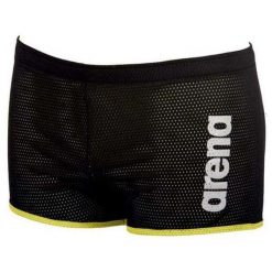 Spodenki Oporowe Arena Square Cut Drag Suit. Czarne kąpielówki męskie Arena, l, bez wzorów, na fitness i siłownię. Za 86.02 zł.