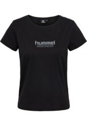 Koszulka damska Hummel Booster. Czarne koszulki sportowe damskie Hummel, xs, bez wzorów, z bawełny, bez kołnierzyka, bez ramiączek, na fitness i siłownię. Za 161.50 zł.