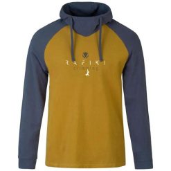 Bluza z kapturem Rafiki Traverse. Żółte bluzy męskie Rafiki, xl, bez wzorów, z bawełny, z kapturem. Za 374.55 zł.