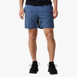 Szorty treningowe Trening męskie Swedemount Core Shorts szybkoschnące. Niebieskie krótkie spodenki sportowe męskie SWEDEMOUNT, m, bez wzorów, do biegania. Za 129.99 zł.