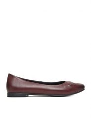 Lasocki Baleriny CEO-RST-ERICA-61 Bordowy. Czerwone baleriny damskie Lasocki, bez wzorów, ze skóry, bez obcasa. Za 149.99 zł.