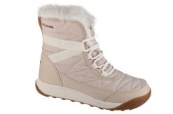 Buty zimowe damskie, Minx Shorty IV. Brązowe obuwie sportowe damskie Columbia, bez wzorów, z materiału. Za 379.99 zł.