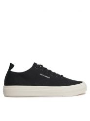 Jack & Jones Tenisówki Jfwbayswater 12257195 Czarny. Czarne trampki męskie Jack & Jones, bez wzorów, z materiału, bez zapięcia. Za 129.99 zł.