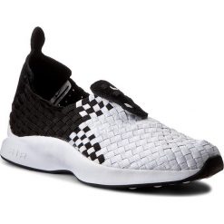 Buty NIKE - Air Woven 302350 001 Black/White. Białe obuwie sportowe damskie Nike, bez wzorów, z materiału, Adidas Advantage. W wyprzedaży za 369.00 zł.