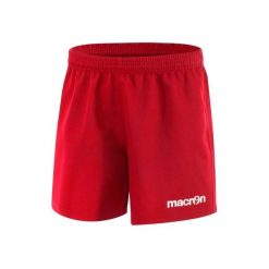 Szorty Macron howlite. Czerwone krótkie spodenki sportowe męskie Macron, bez wzorów. Za 148.00 zł.