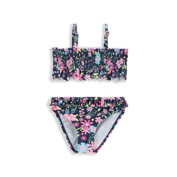 Strój kąpielowy dwuczęściowy dla dzieci Lemon Explore WL5 z marszczeniem. Niebieskie stroje kąpielowe dla dziewczynek LEMON explore, bez wzorów, z elastanu. Za 89.90 zł.