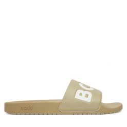 Klapki BOSS. Zielone klapki męskie Boss. Za 229.99 zł.