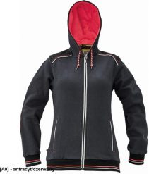 CERVA BLUZA DAMSKA Z KAPTUREM XS. Bluzy damskie CERVA, xs, bez wzorów, z kapturem. Za 59.15 zł.