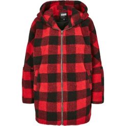 Parka damska w dużych rozmiarach Urban Classic hooded check. Czarne parki damskie Urban Classics, na zimę, bez wzorów, bez kaptura. Za 464.50 zł.