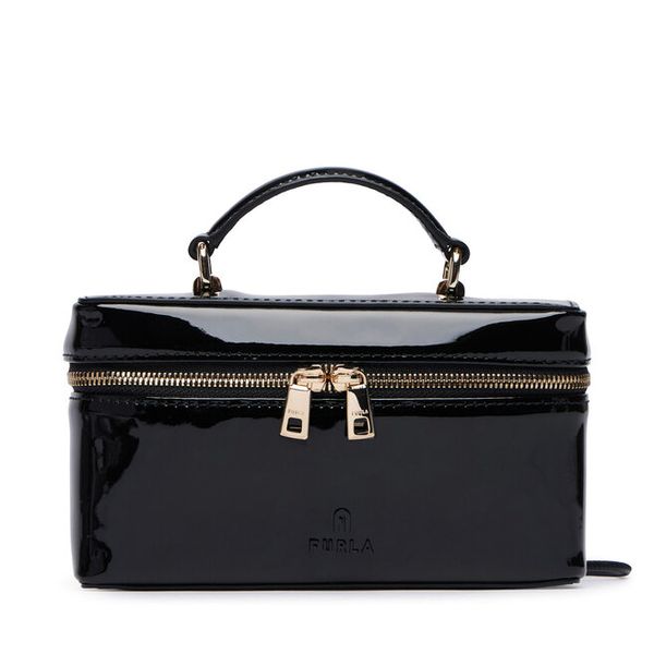 Torebka Furla. Czarne torebki do ręki damskie Furla, bez wzorów, bez dodatków. Za 1,039.00 zł.