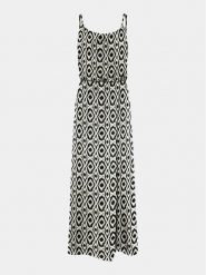 ONLY Sukienka letnia Nova 15222217 Czarny Regular Fit. Czarne sukienki damskie Only, na lato, bez wzorów, z wiskozy, bez kołnierzyka, bez ramiączek. Za 89.99 zł.