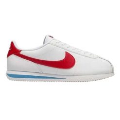 Trampki Męskie Skóra Cortez. Białe trampki męskie Nike, bez wzorów, z koronki, bez zapięcia. Za 447.85 zł.