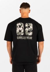 Callaway Duże rozmiary Koszulka - Czarny. Czarne koszulki sportowe męskie GORILLA WEAR, s, bez wzorów, z bawełny, bez kołnierzyka, bez ramiączek, na fitness i siłownię. Za 214.00 zł.