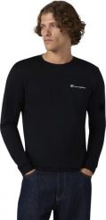 Champion Koszulka męska Champion Longsleeve Tee czarna 221799 KK001 L. Czarne bluzki z długim rękawem męskie Champion, l, bez wzorów, bez kołnierzyka. Za 132.72 zł.