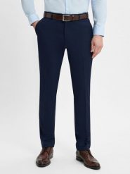 Finshley & Harding spodnie od garnituru modułowego Mężczyźni Slim Fit niebieski, 90. Niebieskie eleganckie spodnie męskie Finshley & Harding, m, bez wzorów. Za 199.95 zł.