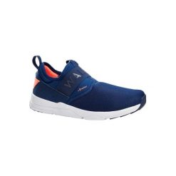 Buty damskie do chodu sportowego PW 160 Slip On granatowe. Trampki i tenisówki damskie marki NEWFEEL. Za 99.99 zł.