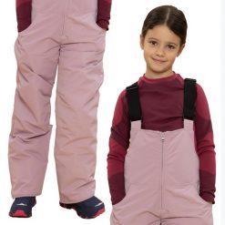 Spodnie narciarskie dziecięce KADVA Skiro Pants Jrg. Czerwone spodnie materiałowe dla dziewczynek KADVA, na jesień, bez wzorów, z gumy, narciarskie. Za 109.99 zł.