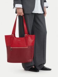Lasocki Torebka CEO-LSK-L-004-10 Czerwony. Czerwone torebki do ręki damskie Lasocki, bez wzorów, ze skóry, bez dodatków. Za 199.99 zł.