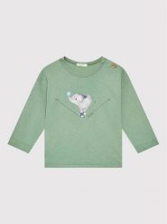 United Colors Of Benetton Bluzka 3ATNA1017 Zielony Regular Fit. Zielone t-shirty dla chłopców United Colors Of Benetton, bez wzorów, z bawełny, bez ramiączek. Za 59.99 zł.
