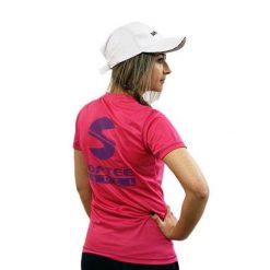 Softee Padel Zero koszulka damska różowa XS. Czerwone koszulki sportowe damskie Softee, xs, bez wzorów, z poliesteru, bez kołnierzyka, bez ramiączek. Za 126.99 zł.