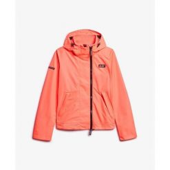 Damska wodoodporna kurtka z kapturem Superdry Mountain. Brązowe kurtki damskie Superdry., m, z aplikacjami, z gumy, z kapturem. Za 405.20 zł.