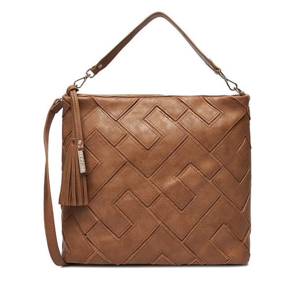 Torebka Lasocki. Brązowe torebki do ręki damskie Lasocki, bez wzorów, klasyczne, bez dodatków. Za 189.99 zł.