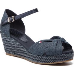 Espadryle TOMMY HILFIGER - Iconic Elba Metallic Canvas FW0FW04079 Midnight 403. Klapki damskie marki Tommy Hilfiger. Za 399.00 zł.