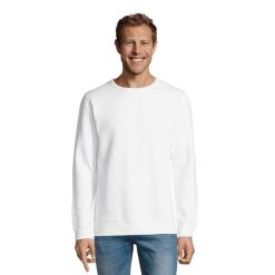 Męska Bluza Sully. Białe bluzy męskie SOL'S, m, bez wzorów, bez kaptura. Za 89.99 zł.